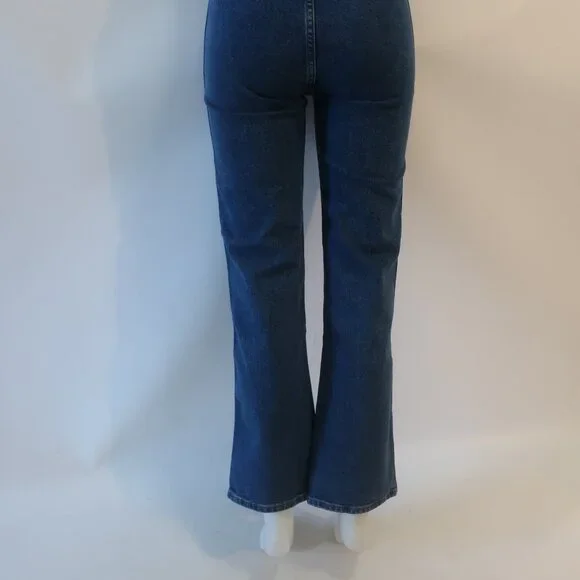 NWT Women Doen (Item- 37) Blue Rousseau Wash High-Rise Button-Fly Nikita Jean 27 - Picture 5 of 13